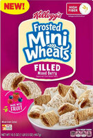 Frosted mini wheats mixed berry filled breakfast cereal