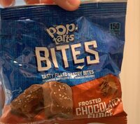Frosted Chocolate Fudge Pop Tart Bites