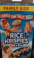 Rice krispies red and blue