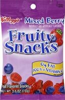 Fruity snacks fruit flavored snacks