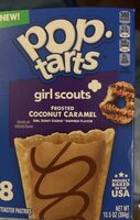 Girl Scout frosted caramel pop tarts