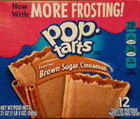 Frosted brown sugar cinnamon toaster pastries, brown sugar cinnamon