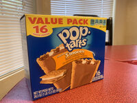 Toaster pastries, frosted s'mores