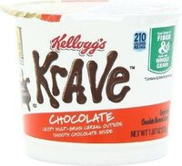 Krave cereal with flavored center