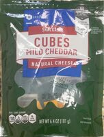 Cubes mild cheddar