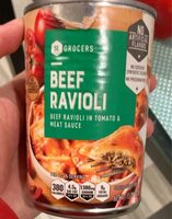 Beef ravioli