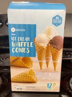 Ice cream waffle cones