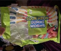 Sour Neon Gummy Worms