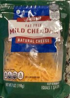 Shredded fat free mild cheddar