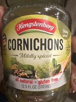 Hengstenberg, mildly spiced cornichons