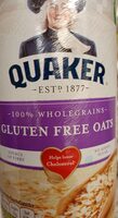 Quaker gluten free oats