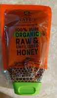 100% Pure Organic Raw & Unfiltered Honey