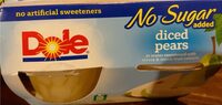 Diced pears