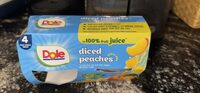 Diced peaches