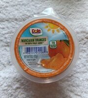 Mandarin oranges in fruit juice ounce containers