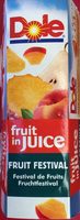 Dole Fruit Festival Fruit Bowls 4 X 113G