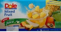 Mixed fruit in 100% fruit juice
