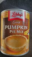 Pumpkin easy pie mix, pumpkin
