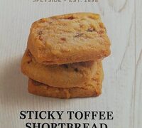 Sticky toffee shortbread