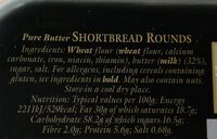 Pure butter shortbread