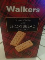 Mini shortbread fingers