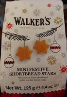 Pure Butter Festive Stars Mini Shortbread