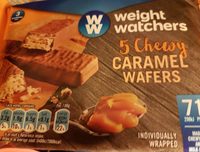 5 Chewy Caramel Wafers