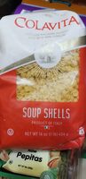 Colavita, soup shells, enriched macaroni product