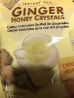 Ginger honey crystals