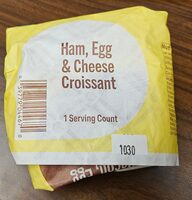 Ham, Egg & Cheese Croissant Sandwich