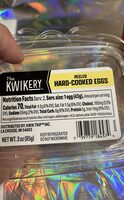 Peeled Hard cooked eggs