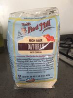 High fiber oat bran hot cereal