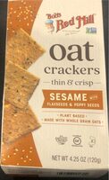 Oat Crackers (Sesame)
