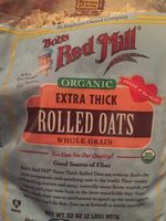 Organic rolled oats whole grain