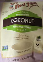 Shredded coconut