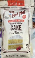 Vanilla yellow cake mix