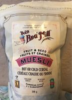 Fruits et graines muesli