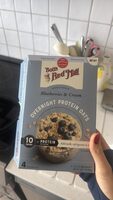 Blueberries & Cream Overnight Protein Oats