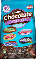 Snickers twix musketeers milky way milky way