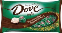 Promises christmas dark chocolate peppermint bark candy ounce