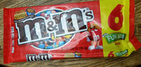 M &M'S Peanut Butter Fun Size Chocolate Candies - 6 PK