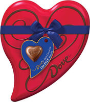 Milk chocolate truffle hearts