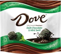 Promises dark chocolate mint swirl candy