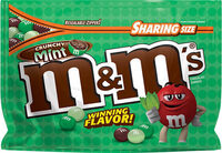 Mm's crunchy mint chocolate candies