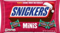 Christmas candy minis size chocolate bars