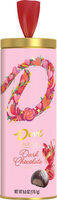 Dove valentine& day dark chocolate tube