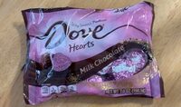 Dove hearts milk chocolate