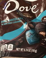 Dark chocolate Carmel squares