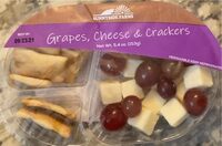 Grapes, cheese & crackers