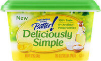 Deliciously simple vegetable oil spread